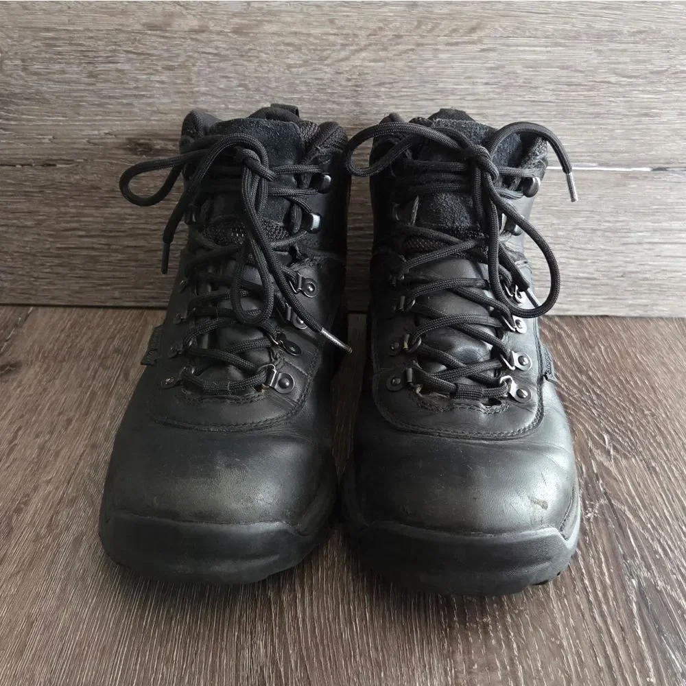 Timberland White Ledge Mid Waterproof Lace-Up Hiking Boots Black Size 9.5